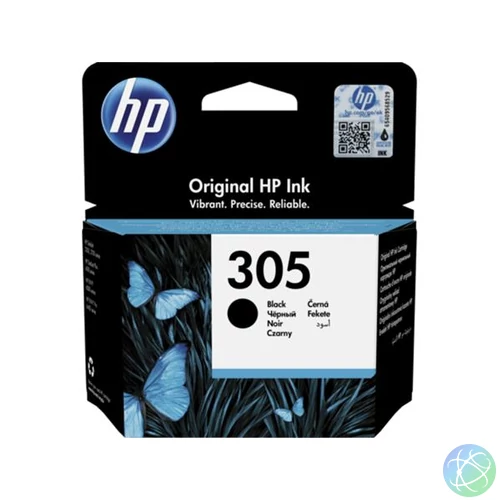 3YM61AE Tintapatron Deskjet 2320,2710, 4120 nyomtatókhoz, HP 305, fekete, 120 oldal