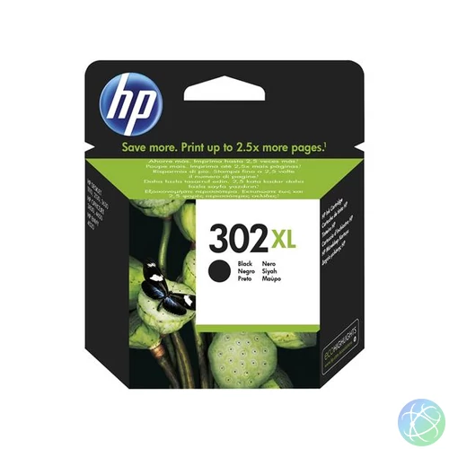 F6U68AE Tintapatron DeskJet 2130 nyomtatókhoz, HP 302XL, fekete, 8,5ml