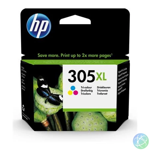 3YM63AE Tintapatron Deskjet 2320,2710, 4120 nyomtatókhoz, HP 305XL, színes, 200 oldal