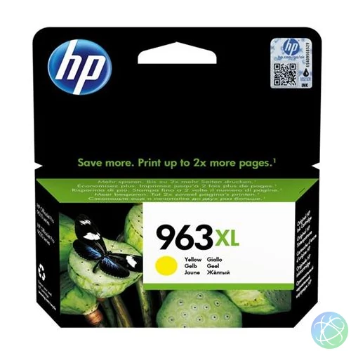 3JA29AE Tintapatron OfficeJet Pro 9010, 9020 nyomtatókhoz, HP 963XL, sárga, 1600 oldal
