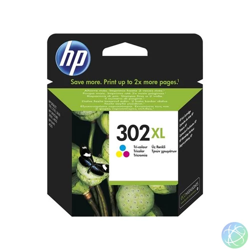 F6U67AE Tintapatron DeskJet 2130 nyomtatókhoz, HP 302XL, színes, 8ml
