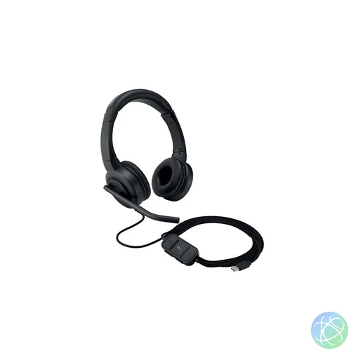 Fejhallgató, mikrofonnal, USB-C, KENSINGTON "H1000"
