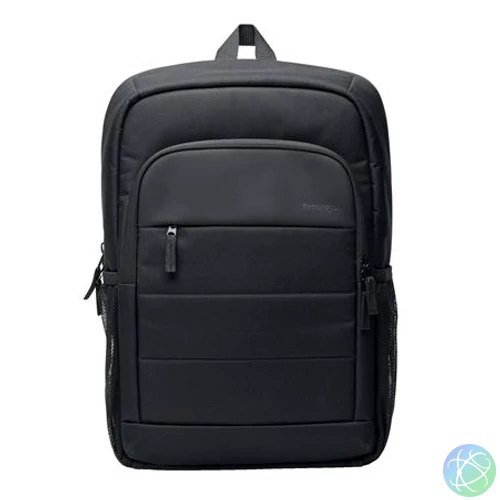 Notebook hátizsák, 14", újrahasznosított anyagból, KENSINGTON "EQ Backpack", fekete