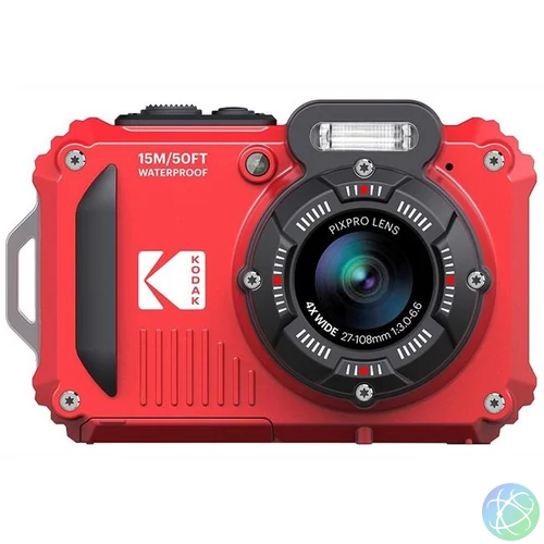 Fényképezőgép, digitális, KODAK "Pixpro WPZ2", piros