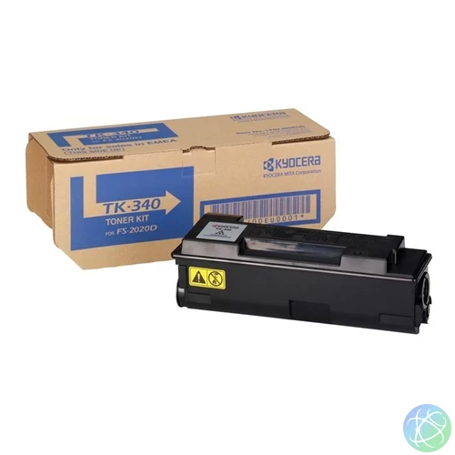 TK340 Lézertoner FS 2020DN nyomtatóhoz, KYOCERA, fekete, 12k