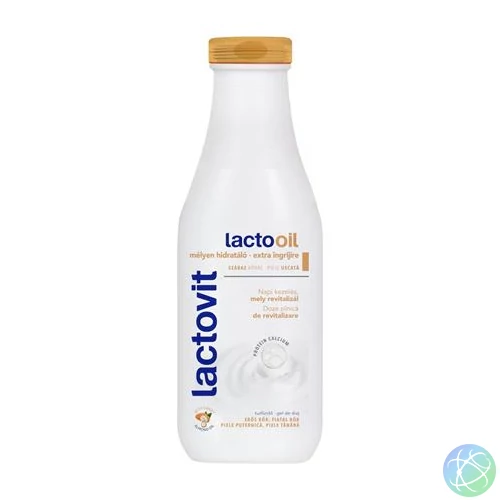 Tusfürdő, 600 ml, LACTOVIT "Lactooil", száraz bőrre