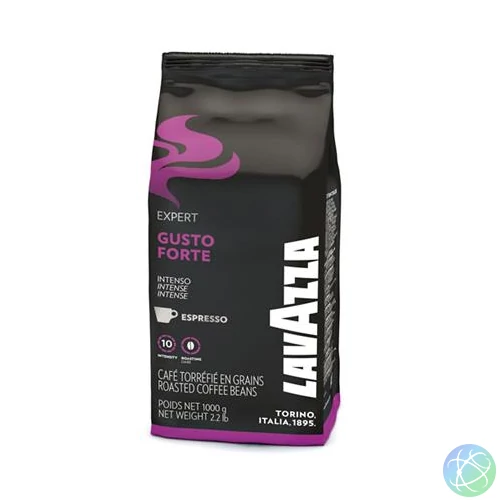 Kávé, pörkölt, szemes, 1000 g, LAVAZZA "Gusto Forte"