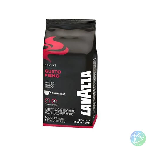Kávé, pörkölt, szemes, 1000 g, LAVAZZA "Gusto Pieno"