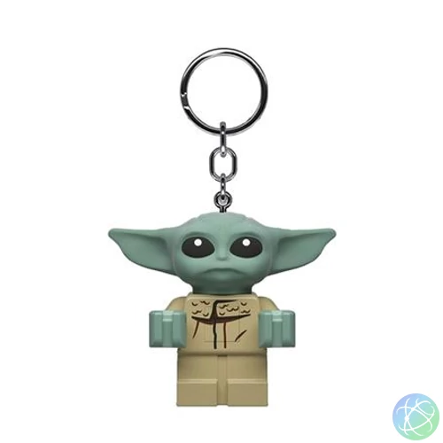 Kulcstartó, LED világítással, LEGO "Star Wars The Mandolarian - Grogu"