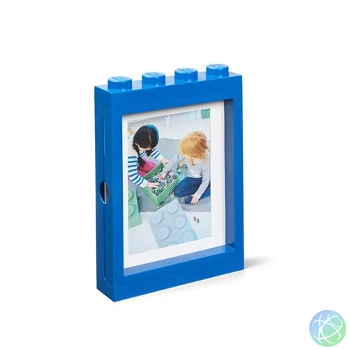 Képkeret, 10x15 cm, LEGO, kék