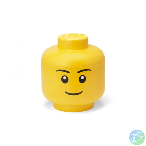 Tárolódoboz, fej, nagy, LEGO, Boy