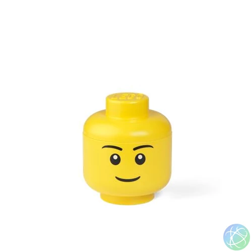 Tárolódoboz, fej, kicsi, LEGO, Boy
