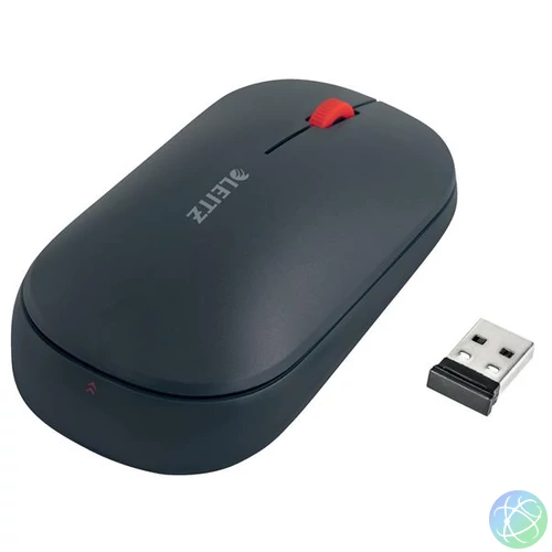 Egér, vezeték nélküli, Bluetooth, LEITZ "Cosy", bársonyszürke