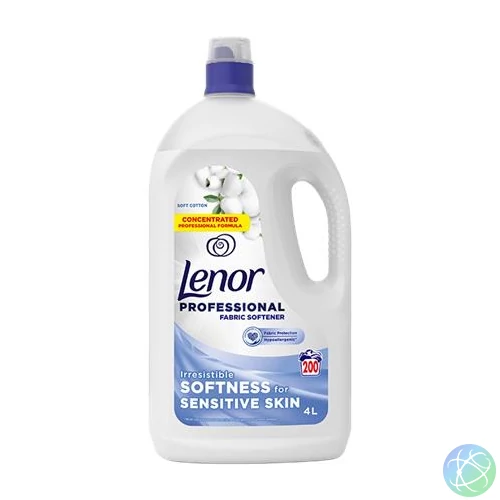 Öblítő, 4 l, LENOR "Sensitive Cotton"