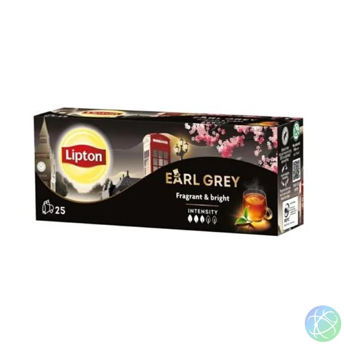 Fekete tea, 25x1,5 g, LIPTON "Earl grey"