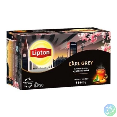 Fekete tea, 50x1,5 g, LIPTON "Earl grey"