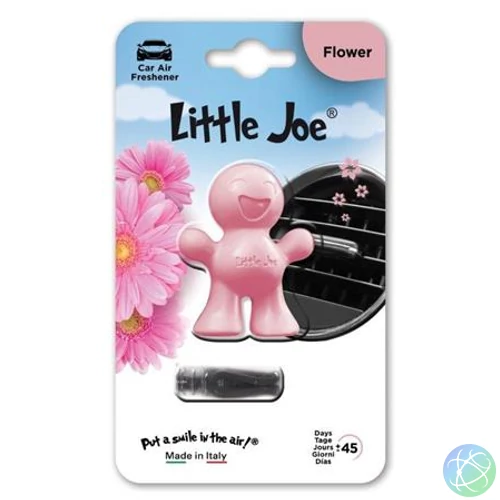 Autóillatosító, szellőzőrácsra, LITTLE JOE "Flower", rózsaszín