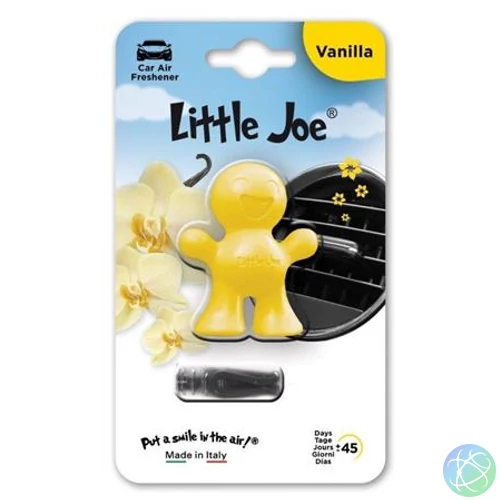 Autóillatosító, szellőzőrácsra, LITTLE JOE "Vanilla", sárga