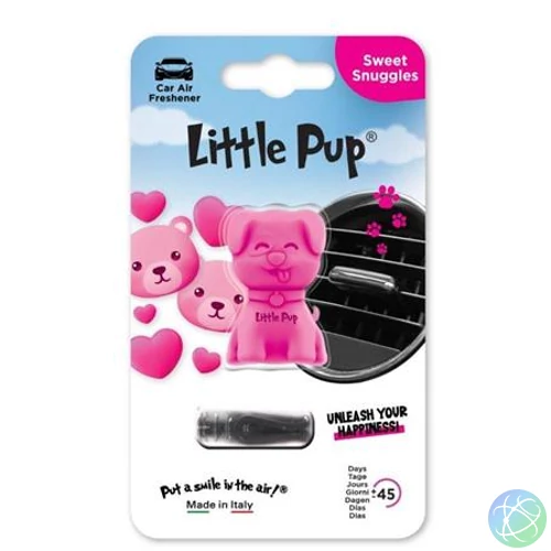 Autóillatosító, szellőzőrácsra, LITTLE JOE "PUP Sweet Snuggles", pink