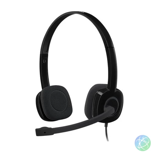 Fejhallgató, mikrofonnal, vezetékes, LOGITECH "H151"