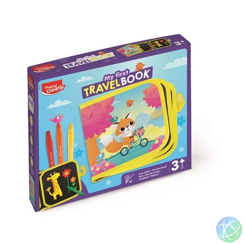 Utazós rajzkönyv, MAPED CREATIV "Early Age My First Travel Book"