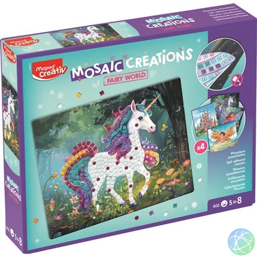 Mozaikos képkészítő, tündérvilág, MAPED CREATIV "Mosaic Creations"