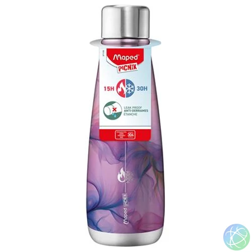 Termosz, duplafalú, 500 ml, rozsdamentes acél, MAPED PICNIK "Concept Adult", silky
