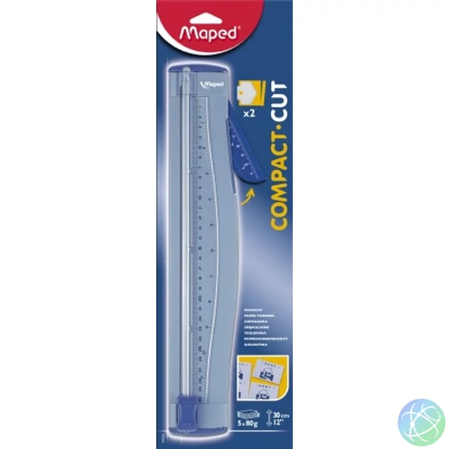 Vágógép, görgős, A4, 5 lap, Maped "Compact cut"