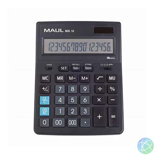 Számológép, asztali, 16 számjegy, MAUL "MXL 16"