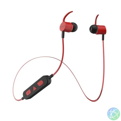 Fülhallgató, vezeték nélküli, Bluetooth 5.1, mikrofonnal, MAXELL "Solid", piros