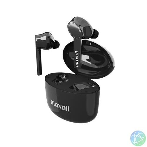 Fülhallgató, vezeték nélküli, Bluetooth 5.0, mikrofonnal, MAXELL "Bass 13", fekete