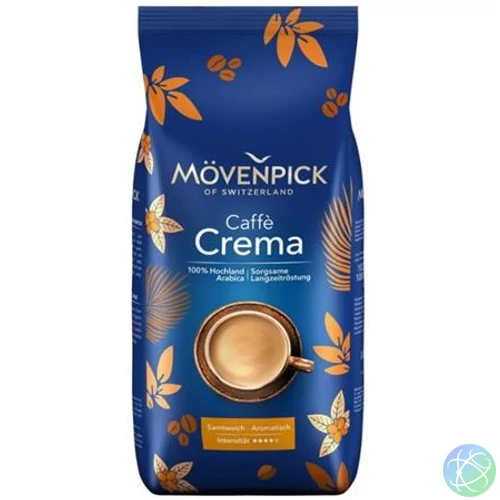 Kávé, pörkölt, szemes, 1000 g, MÖVENPICK "Caffé Crema"