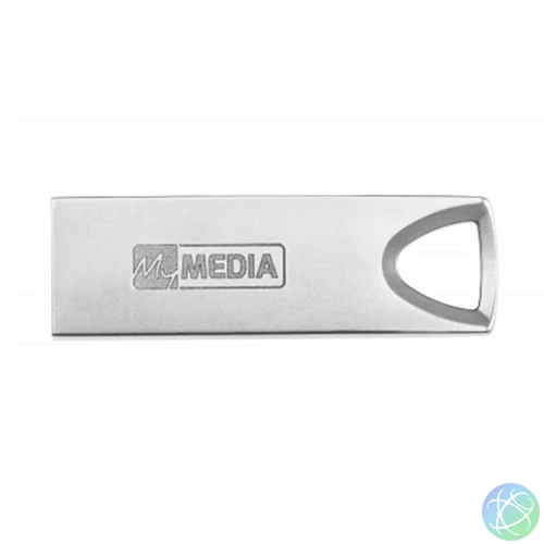 Pendrive, 32GB, USB 2.0, alumínium ház, MYMEDIA "Alu" (by VERBATIM)