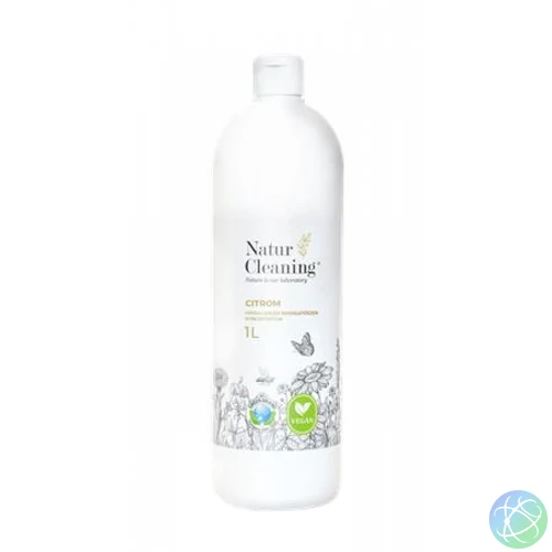 Mosogatószer koncentrátum, 1 l, NATURCLEANING, citrom