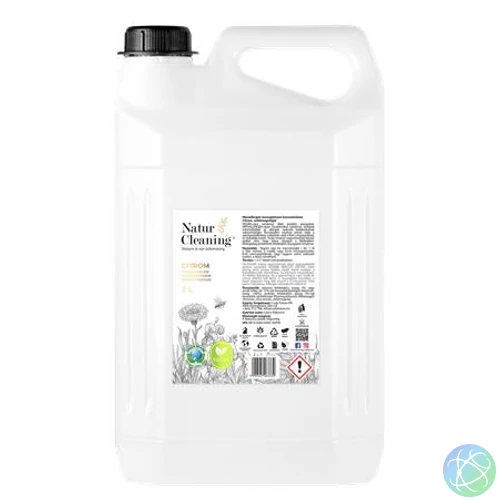 Mosogatószer koncentrátum, 5 l, NATURCLEANING, citrom