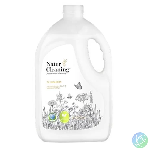 Öblítő koncentrátum, hipoallergén, 4 l, NATURCLEANING "Sunshine"