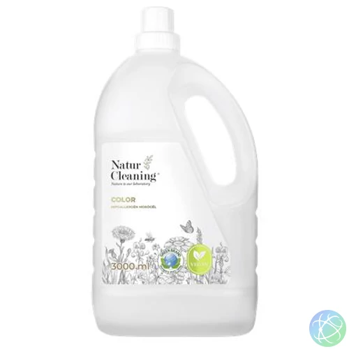 Mosógél, hipoallergén, színes ruhákhoz, 3 l, NATURCLEANING "Color"