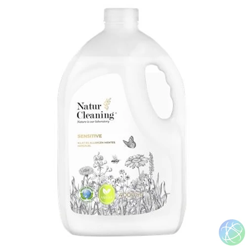 Mosógél, illat- és allergénmentes, 4 l, NATURCLEANING "Sensitive"