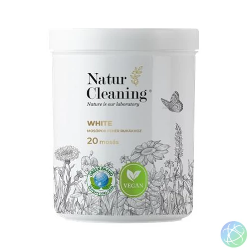 Mosópor, fehér ruhákhoz, 1 kg, NATURCLEANING "White"