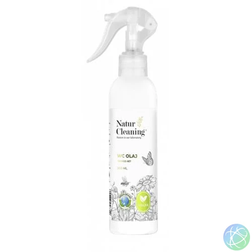 WC olaj, pumpás, 200 ml, NATURCLEANING, tavaszi rét