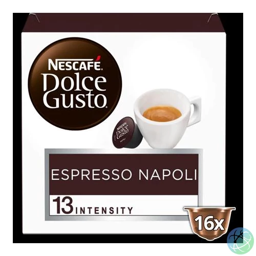 Kávékapszula, 16 db, NESCAFÉ DOLCE GUSTO "Espresso Napoli"