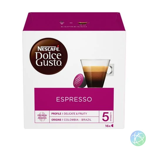 Kávékapszula, 16 x 5,5 g,  NESCAFÉ DOLCE GUSTO "Espresso"