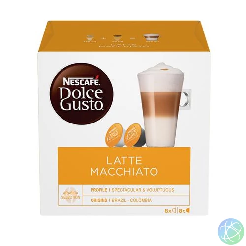 Kávékapszula, 8x2 db,  NESCAFÉ DOLCE GUSTO "Latte Macchiato"