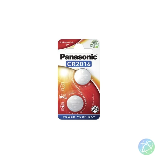 Gombelem, CR2016, 2 db, PANASONIC