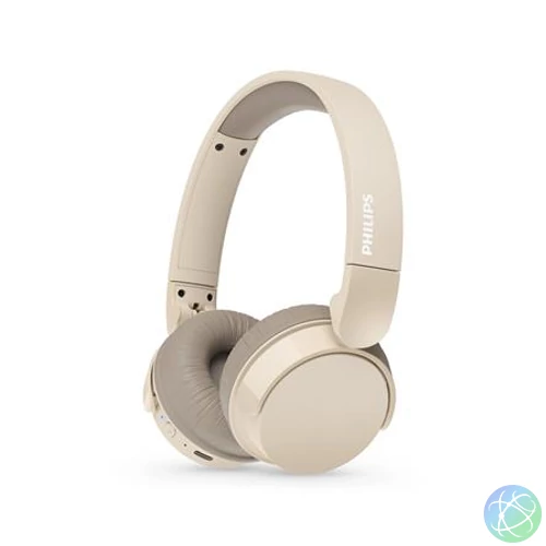 Fejhallgató, vezeték nélküli, Bluetooth 5.3, PHILIPS "TAH3209", bézs