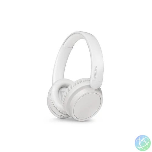 Fejhallgató, vezeték nélküli, Bluetooth 5.3, PHILIPS "TAH5209", fehér