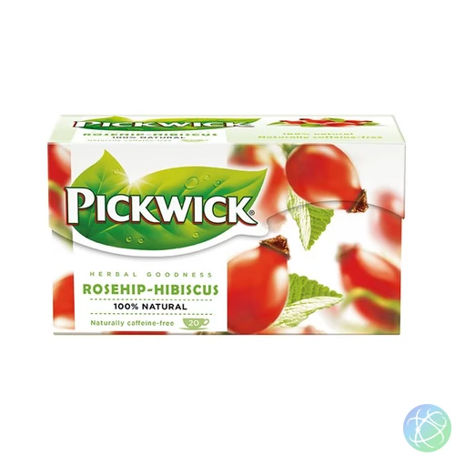 Herba tea, 20x2,5 g, PICKWICK, csipkebogyó hibiszkusszal