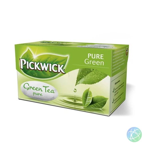 Zöld tea, 20x1,5 g, PICKWICK, natúr