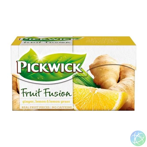 Gyümölcstea, 20x2 g, PICKWICK "Fruit Fusion", gyömbér-citrom