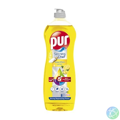 Mosogatószer, 750 ml, PUR, citrom